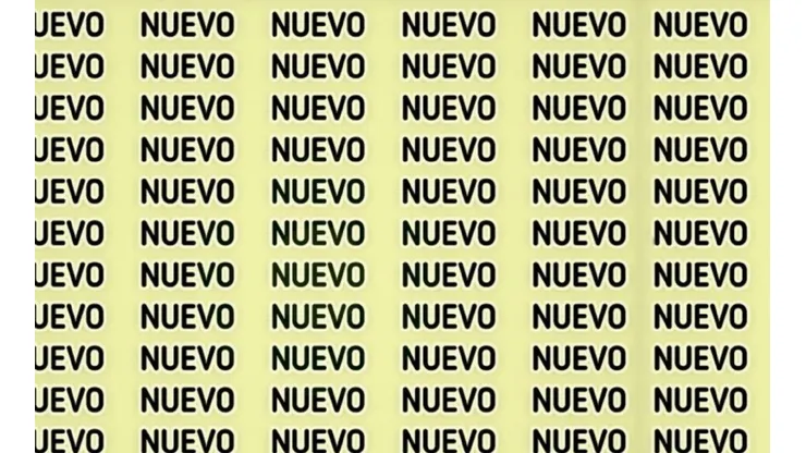Solo para detectives: encuentra la palabra HUEVO en 5 segundos. Fuente: genial.guru