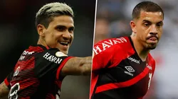 Pedro y David Terans, atacantes de los equipos.