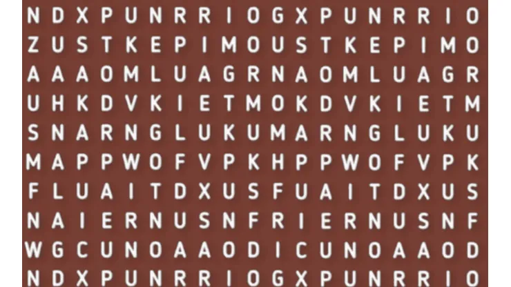 Sólo para expertos: descubre la palabra ZOOLÓGICO en la sopa de letras