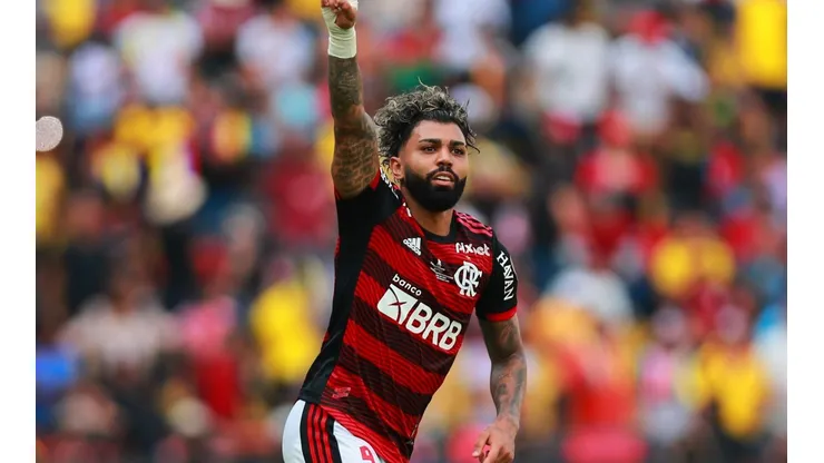 Festejo de Gabigol Barbosa.