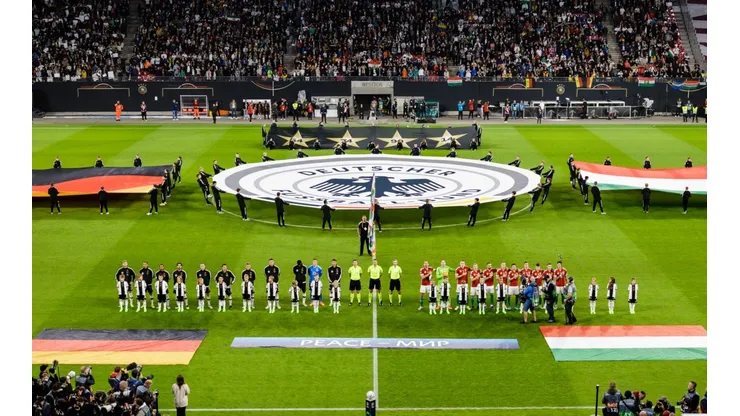 Alemania en duelo previo ante Hungría.
