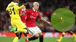 La jugada de Antony de la polémica.