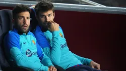 Gerard Piqué y Jordi Alba