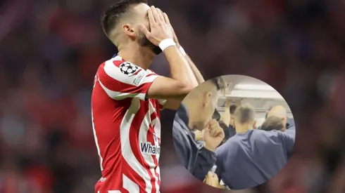 Carrasco y su reacción tras fallar el penal, que benefició a Porto.