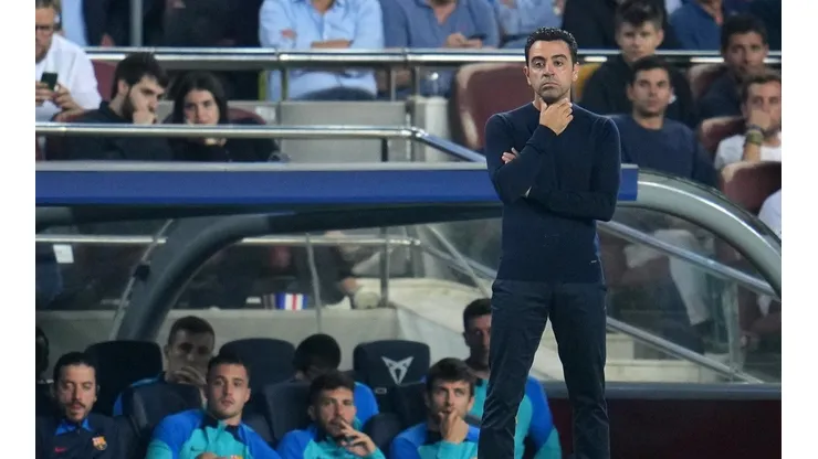 Xavi en dirección de Barcelona.