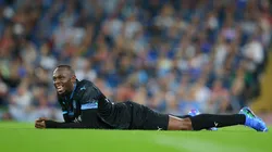 Usain Bolt duante un partido en Londres; el fútbol es su gran pasión