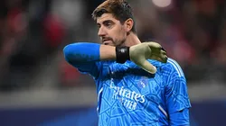 Courtois con Real Madrid ante Leipzig.
