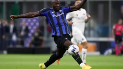 Romelu Lukaku en acción con Inter.