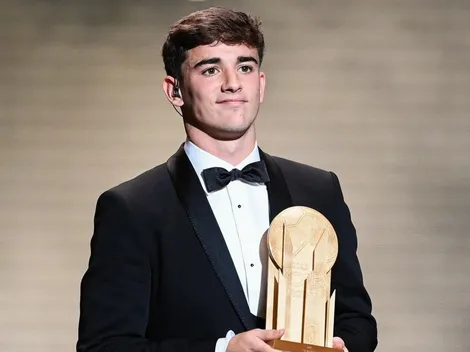 Gavi se quedó con el Trofeo Kopa en la gala del Balón de Oro