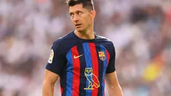 Robert Lewandowski luciendo el OVO