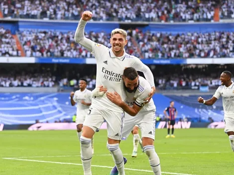 VIDEO: Valverde liquidó el primer tiempo con un golazo para el Madrid