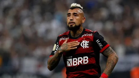 Arturo Vidal en la final de la Copa de Brasil.
