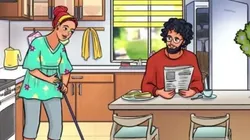 La escena de la cocina se volvió viral en las redes sociales