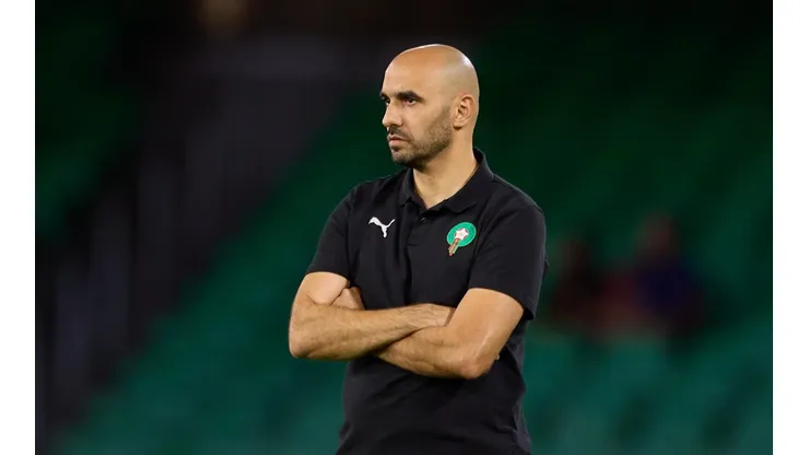 Walid Regragui, flamante entrenador de Marruecos.