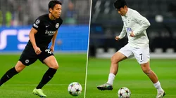 Daichi Kamada y Son Heung-Min.