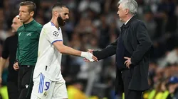 Benzema y Ancelotti