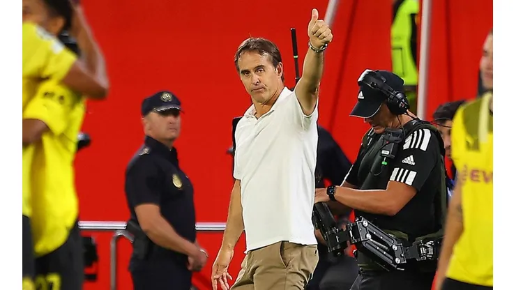 Julen Lopetegui se despidió de Sevilla.