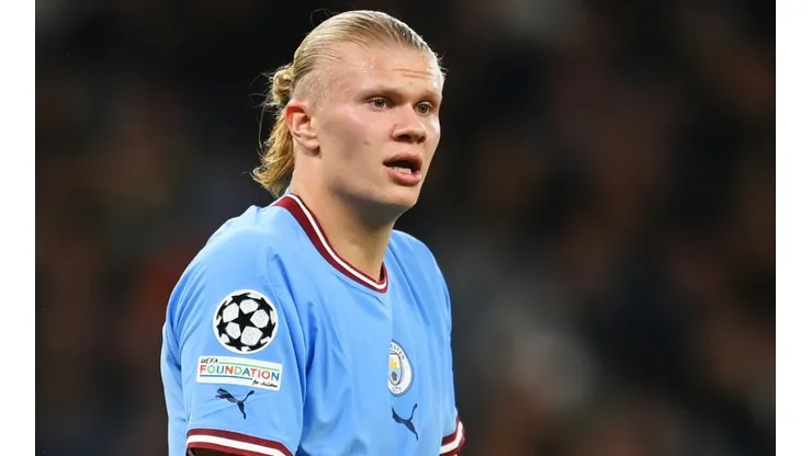 Erling Haaland, delantero del Manchester City.