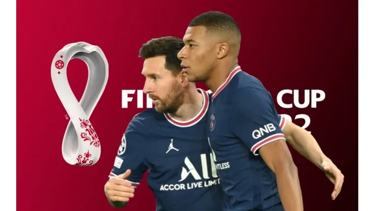 Lionel Messi y Kylian Mbappé, delanteros del PSG.