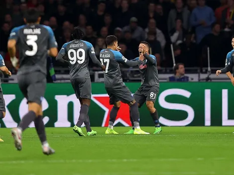 Goleada: Napoli se dio un festín contra Ajax en la Champions