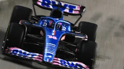 Fernando Alonso abandonó en el GP de Singapur de la F1 2022