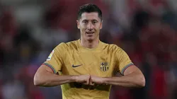 Robert Lewandowski, el goleador de Barcelona ante Mallorca.