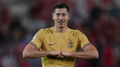 Robert Lewandowski, el goleador de Barcelona ante Mallorca.