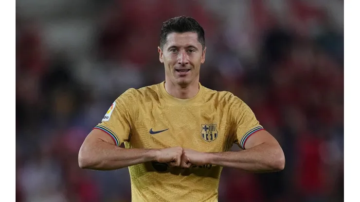 Robert Lewandowski, el goleador de Barcelona ante Mallorca.