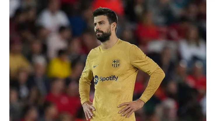 Gerard Piqué ante Mallorca.