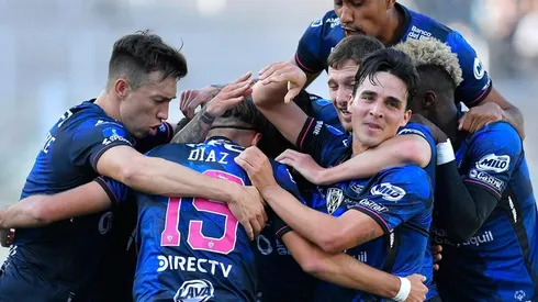 Independiente del Valle en festejo de gol.