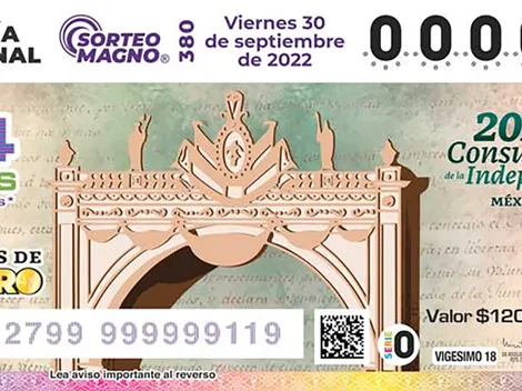 Resultados del Sorteo Magno del viernes 30 de septiembre 2022 en la Lotería Nacional