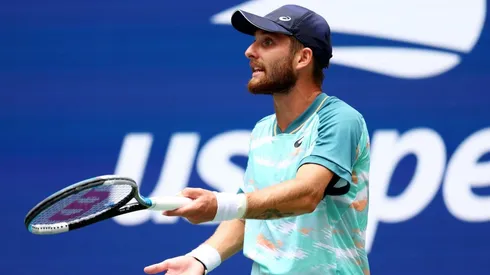 Corentin Moutet protagonizó otro momento tenso.