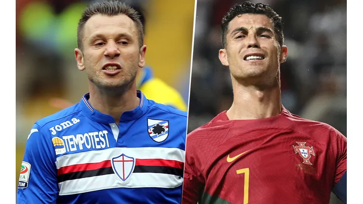 Antonio Cassano se encargó de hablar de Cristiano Ronaldo, entre otras figuras.