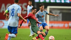 Cristiano Ronaldo, ante España.