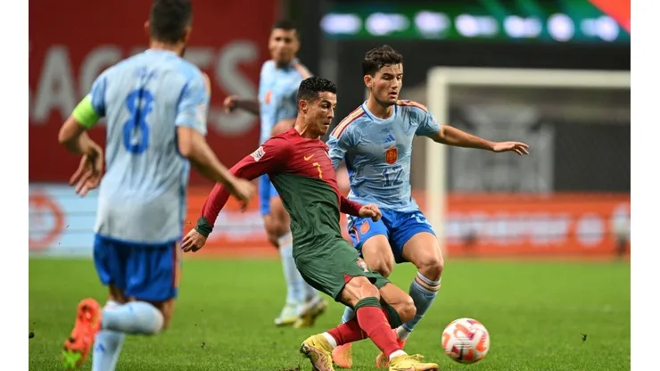 Cristiano Ronaldo, ante España.