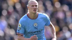 Haaland en juego con City.