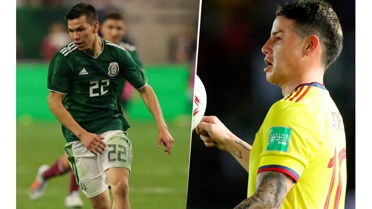 México vs Colombia: alineaciones para el amistoso en California por la fecha FIFA