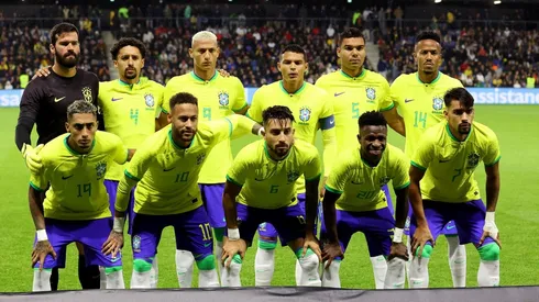 Equipo de Brasil ante Ghana