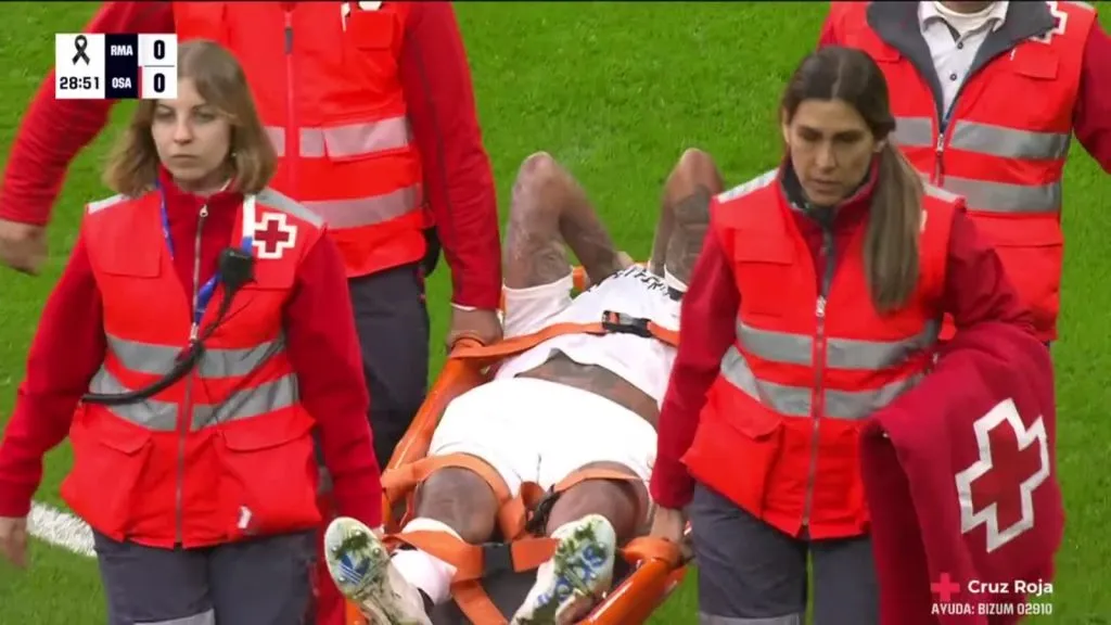 Militao salió en lagrimas del Bernabéu: TW