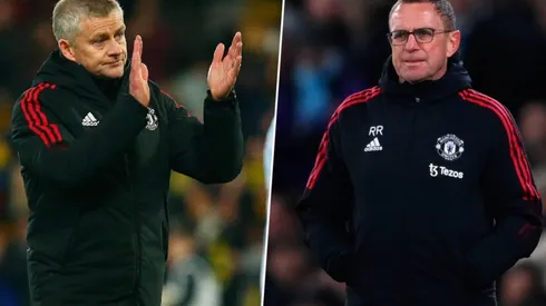 Ole Gunnar Solskjaer y Ralf Rangnick