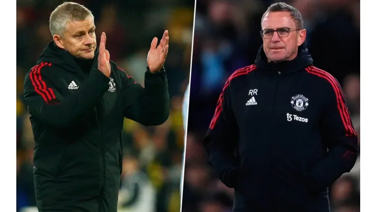 Ole Gunnar Solskjaer y Ralf Rangnick