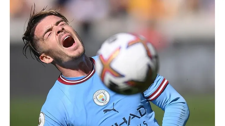 Jack Grealish en juego con City.