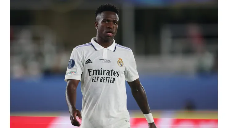 Vinícius Júnior recibió el apoyo del Atleti.