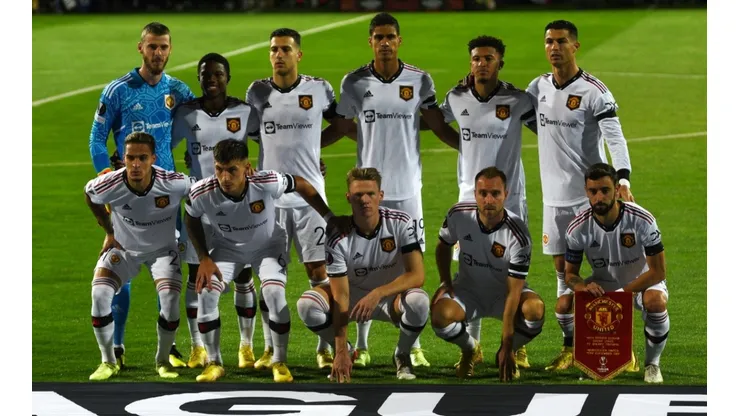 Jugadores del Manchester United.