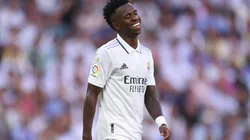 Vinicius Junior en juego con Real Madrid.