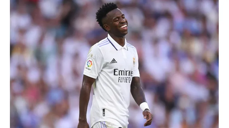 Vinicius Junior en juego con Real Madrid.