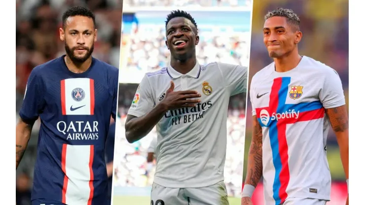 Neymar y Raphinha se metieron en la previa del derbi y apoyaron a Vini Jr.