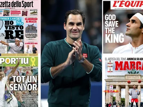 El último adiós a Federer