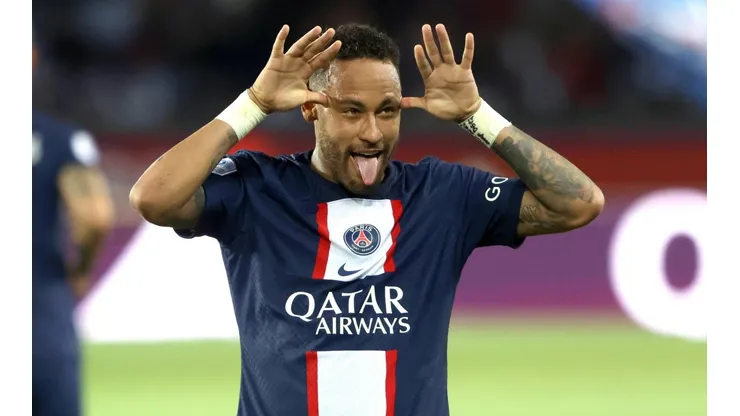 Neymar y su festejo