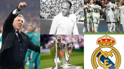 Carlo Ancelotti, Alfredo Di Stefano y Real Madrid.